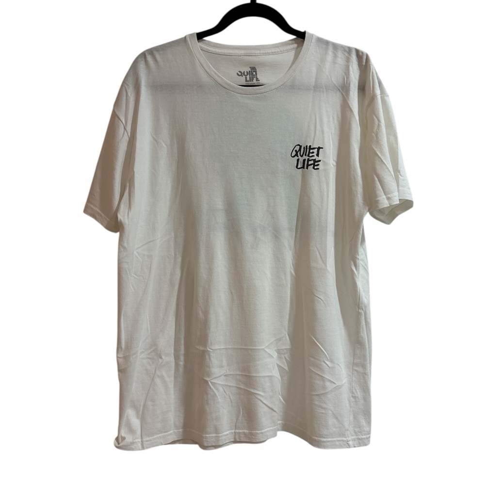 Men’s Quiet Life White Short Sleeve Tee sz L